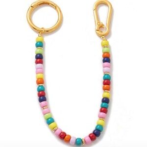 Colorful Beaded Bag Keychain